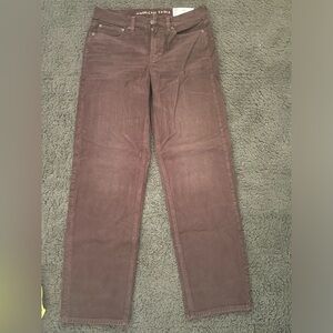 American eagle corduroy pants, brown